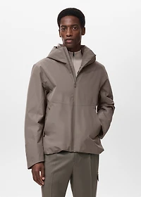 Water-repellent Thermolite® hooded jacket
