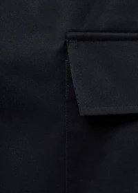 Regular-fit cotton cargo pants