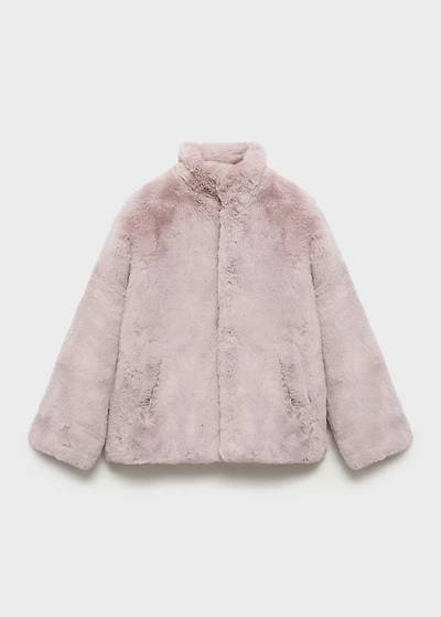 Faux-fur coat
