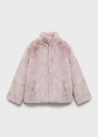 Faux fur coat