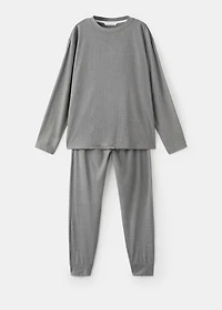 Long cotton pajama pack
