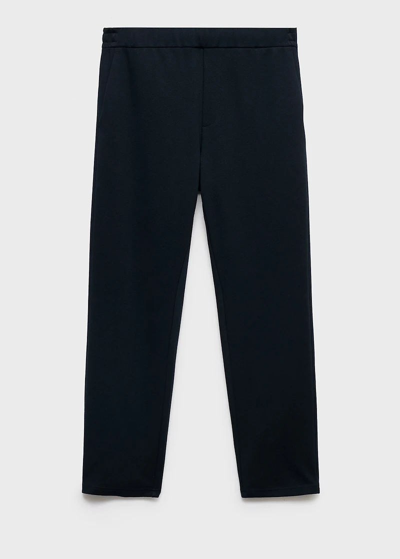 Technical structured joggers