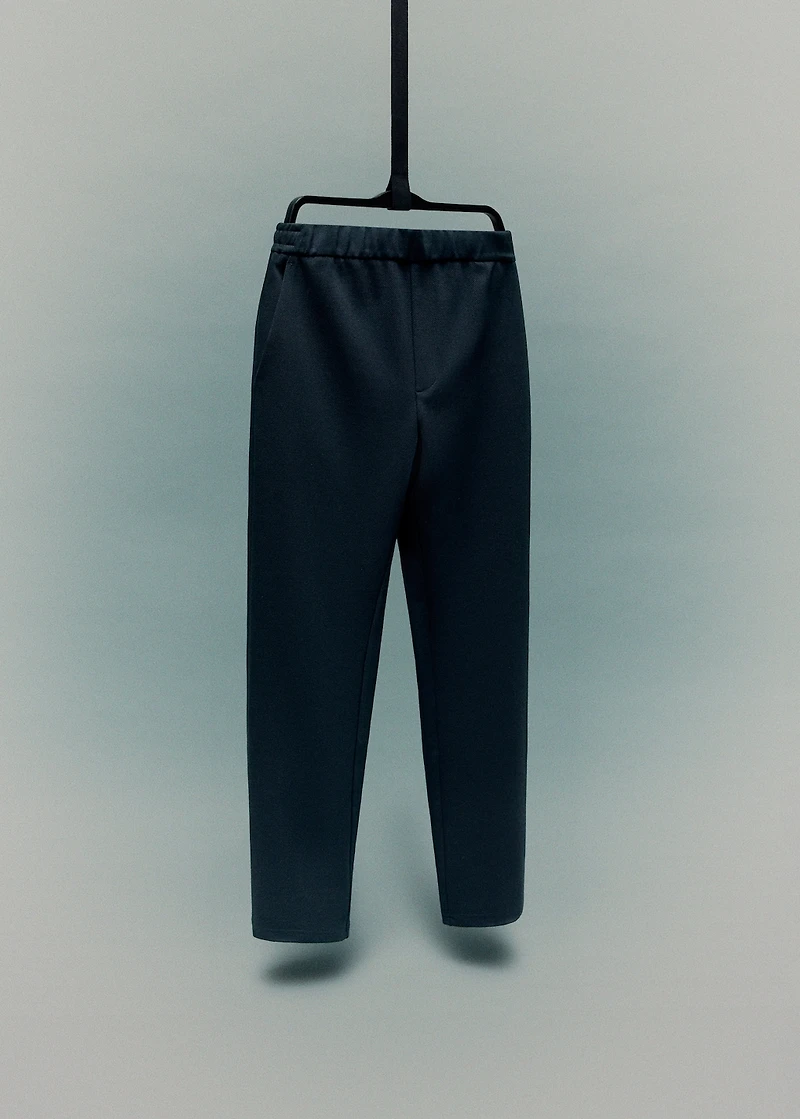 Technical structured joggers