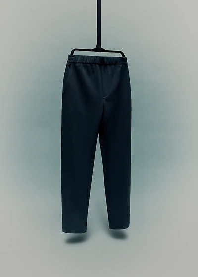 Technical structured joggers