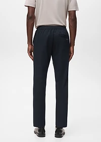 Technical structured joggers