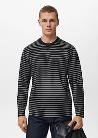 Striped long sleeves t-shirt