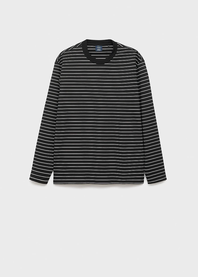 Striped long sleeves t-shirt
