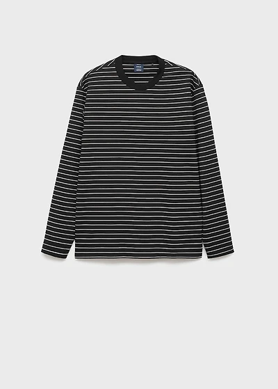 Striped long sleeves t-shirt