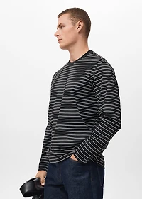 Striped long sleeves t-shirt