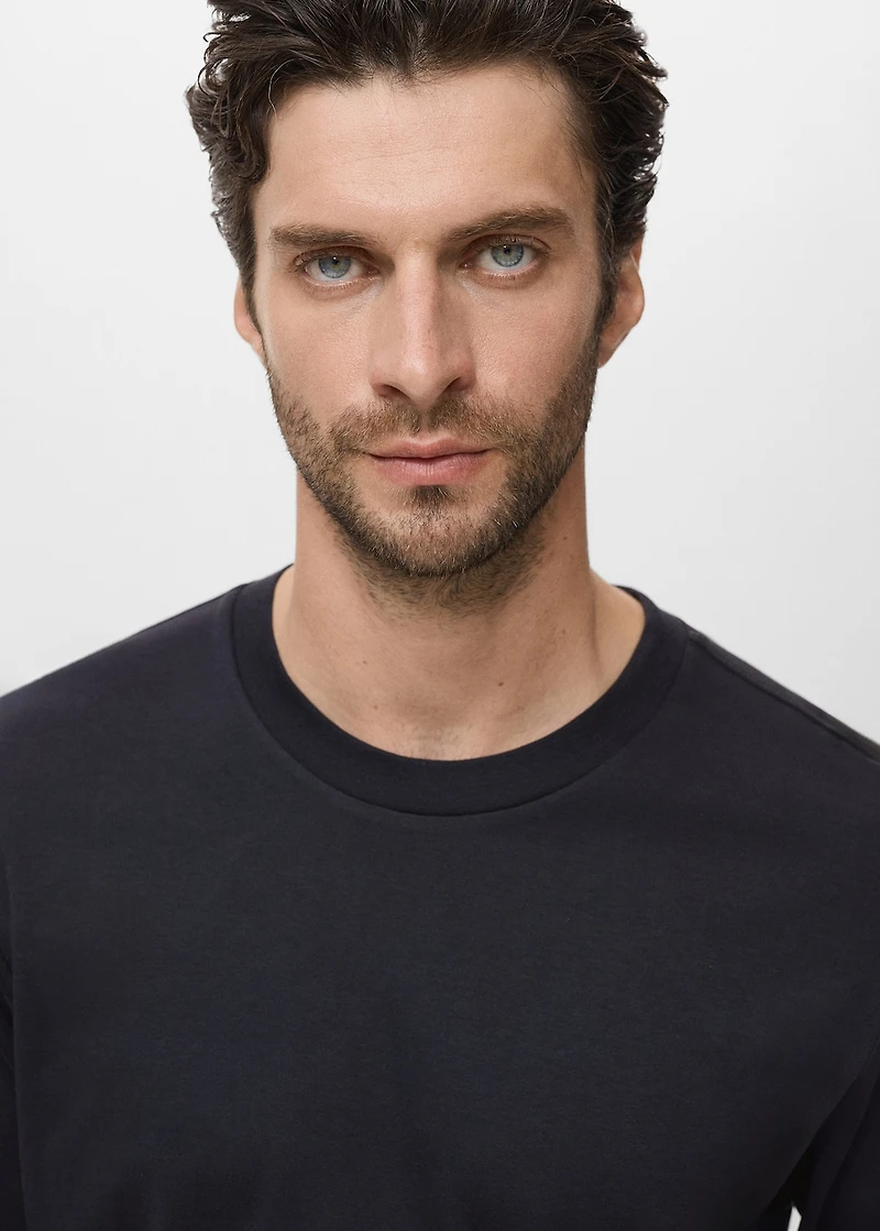 Long-sleeved regular-fit t-shirt