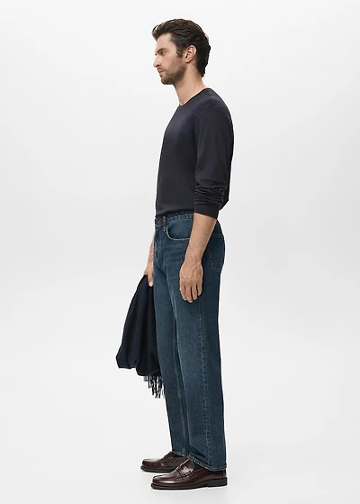 Long-sleeved regular-fit t-shirt