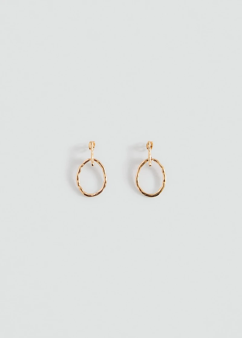 Circular-design earrings