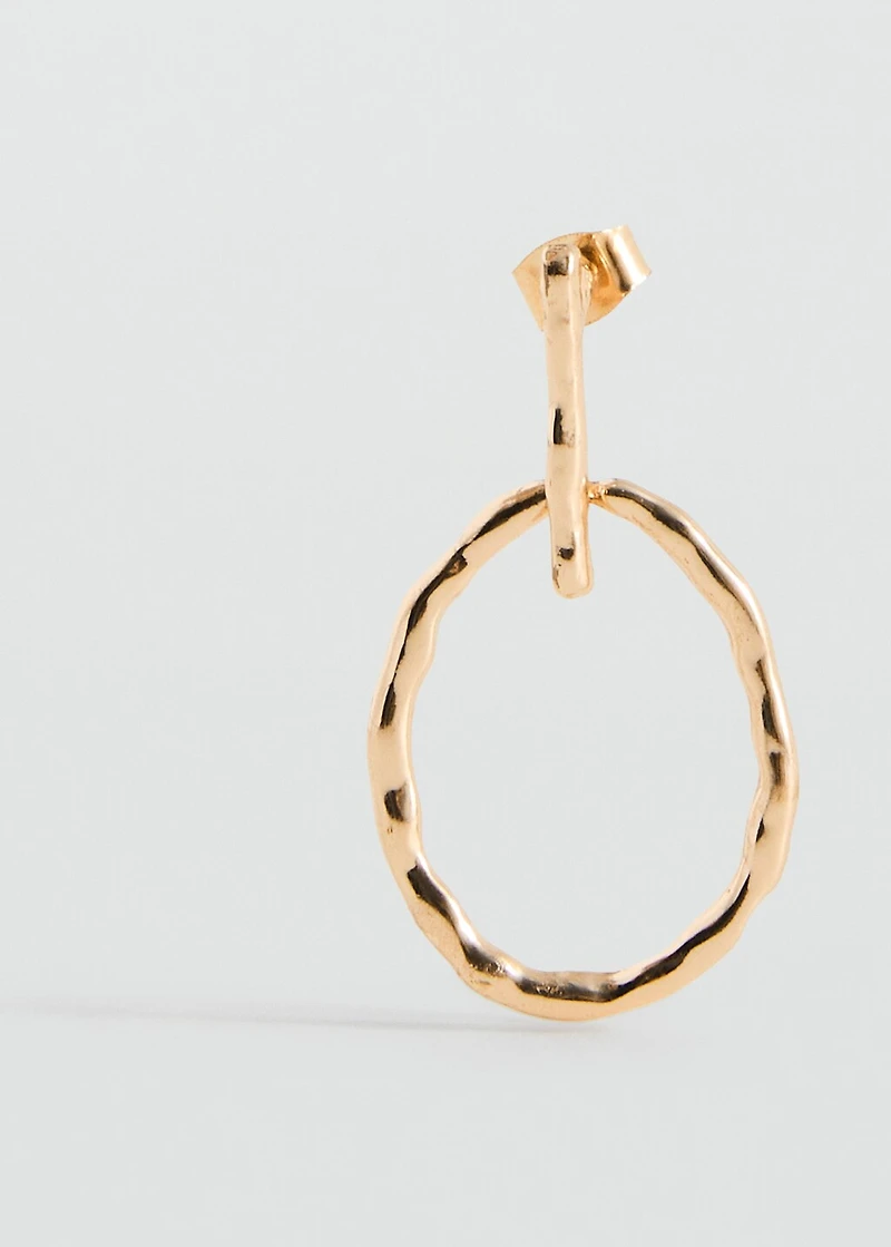 Circular-design earrings