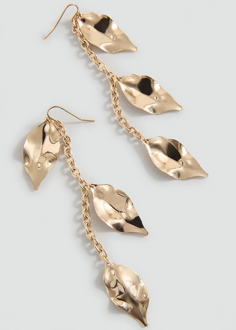 Leaves pendant earrings