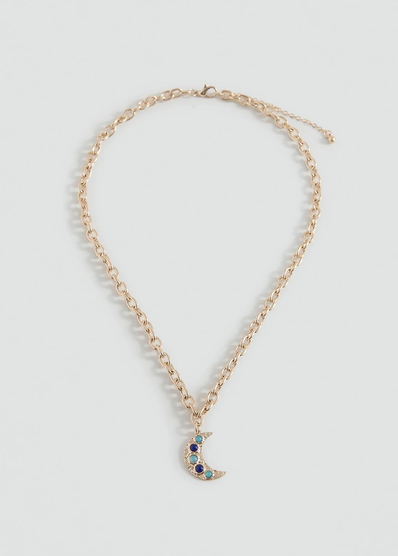 Moon pendant necklace