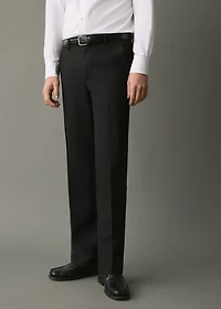 Straight suit trousers