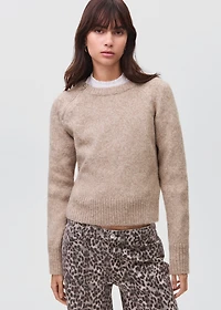 Zip knit sweater