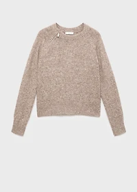 Zip knit sweater