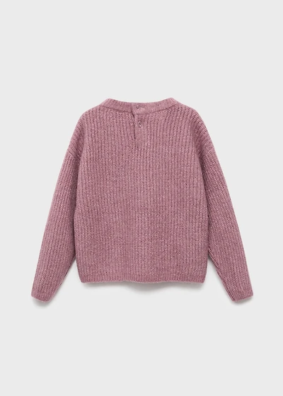 Knitted ribbed sweater