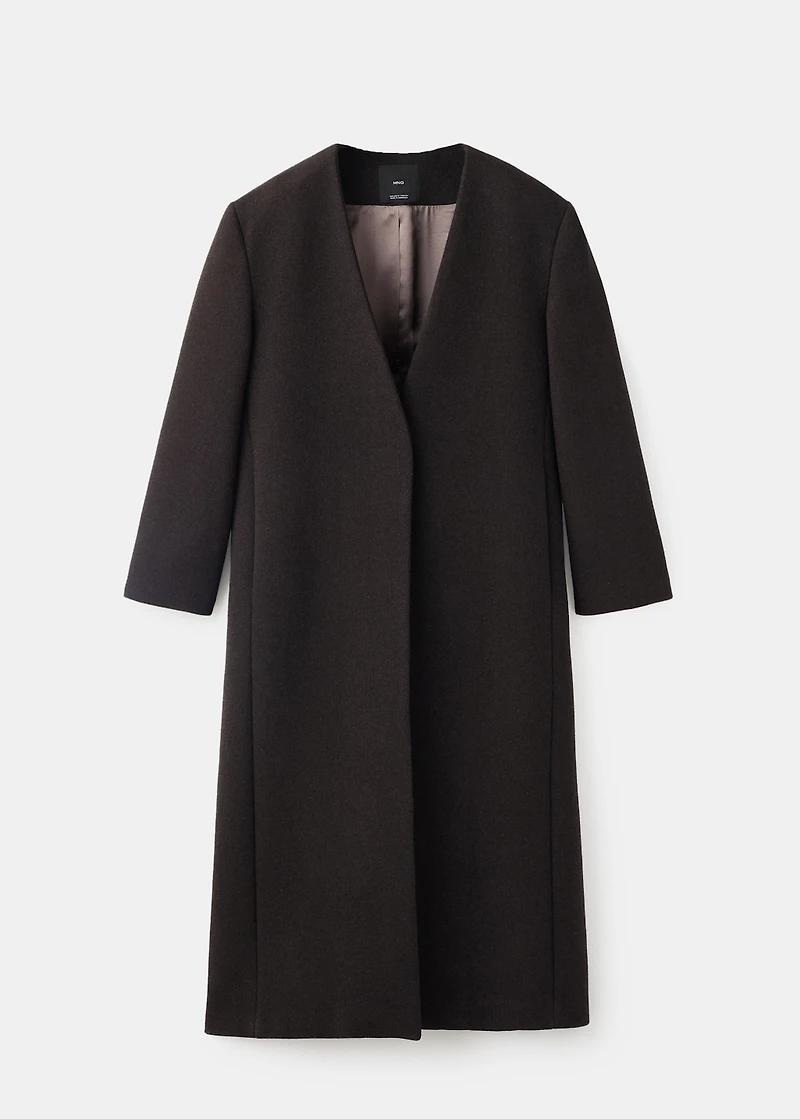 Long wool coat