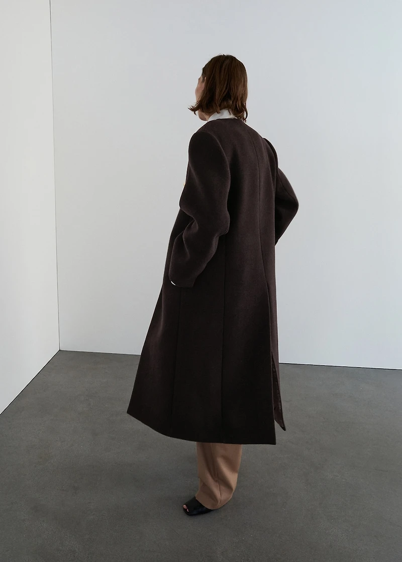 Long wool coat