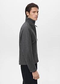 Wool-blend jacket