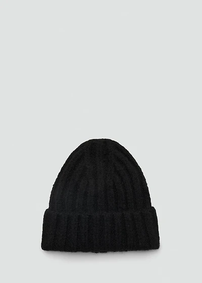 Ribbed knit beanie