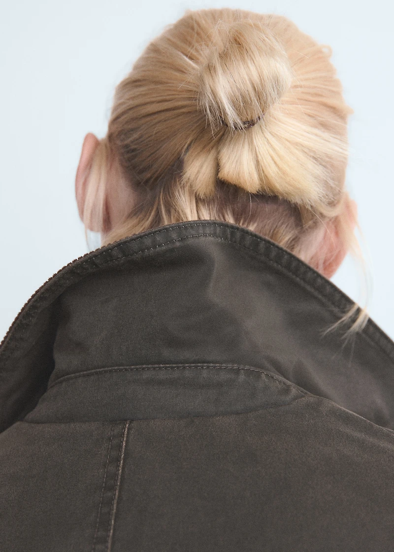 Mid-rise straight jeans