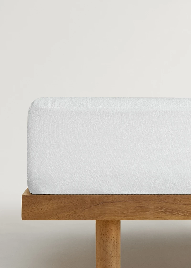 Cotton mattress protector for 180 cm bed