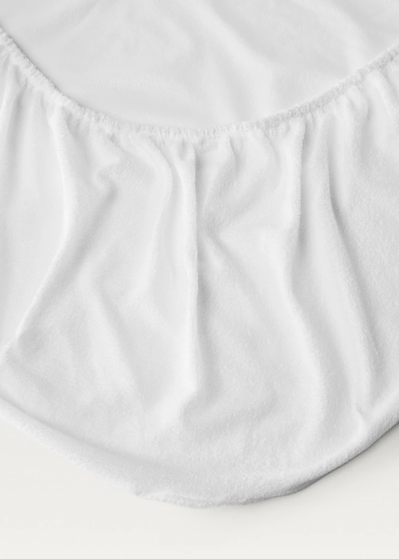 Cotton mattress protector for 180 cm bed