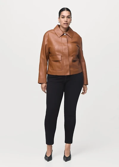 Mid-rise skinny jeans