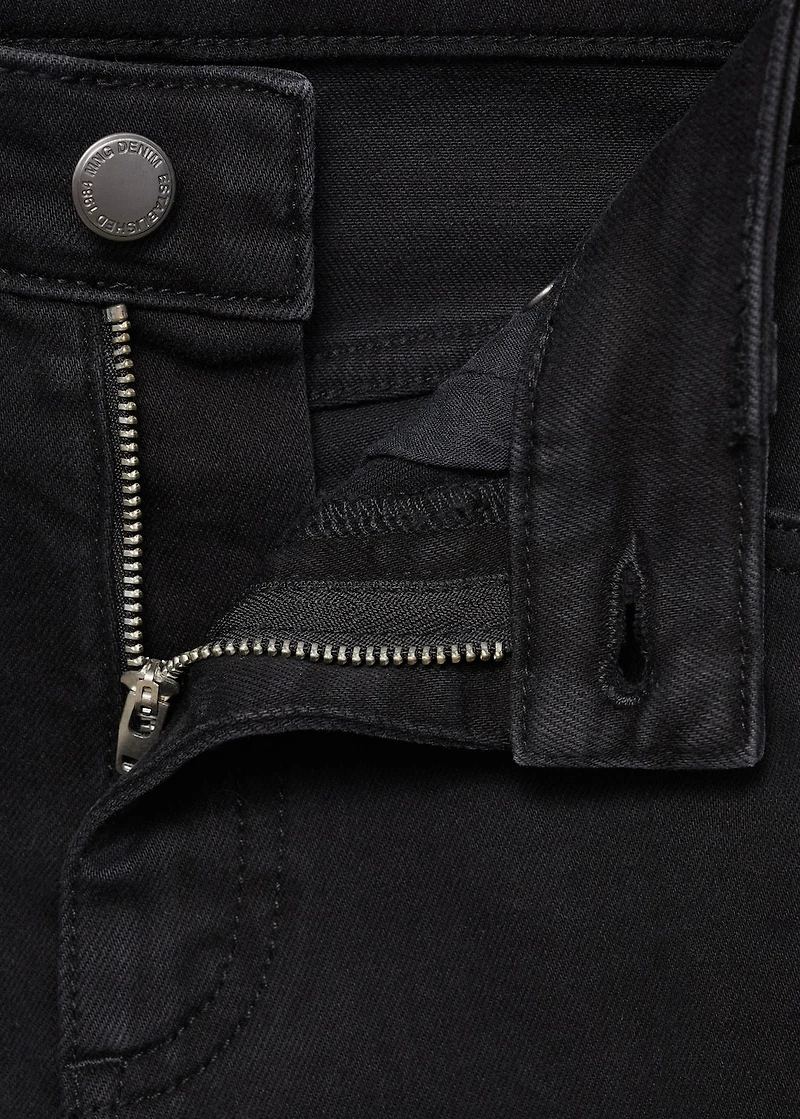 Mid-rise skinny jeans