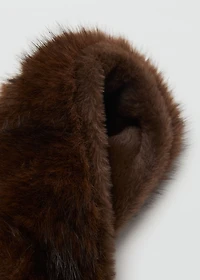 Faux-fur scarf