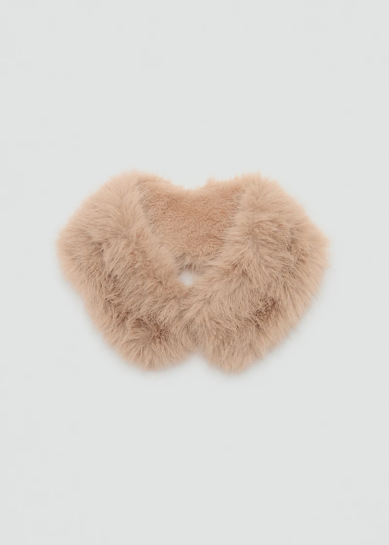 Faux-fur scarf