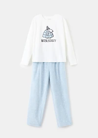 Printed long pyjamas