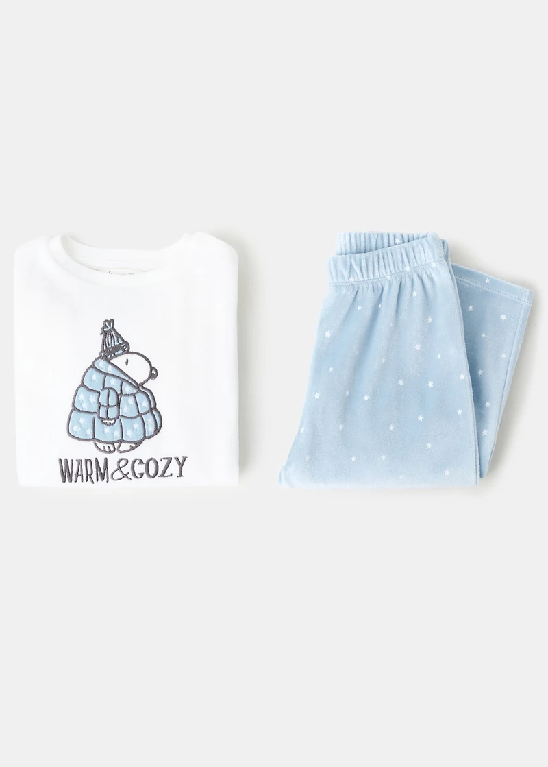 Printed long pyjamas