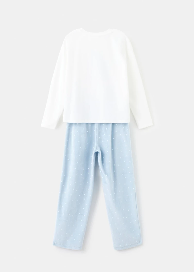 Printed long pyjamas