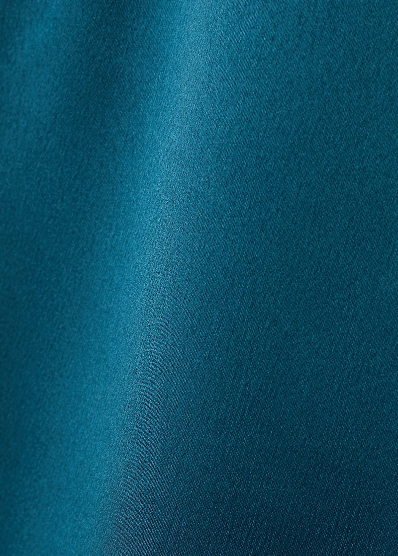 Satin halter-neck top