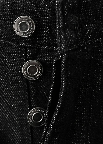 Barrel jeans with patches