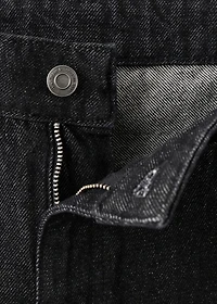 Flared rinse-wash jeans