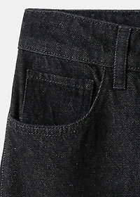 Flared rinse-wash jeans