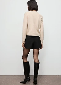 Knitted button cardigan