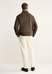 Handmade wool jacket with pockets