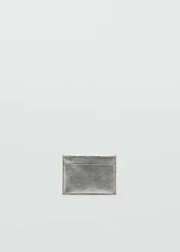 Studded leather purse