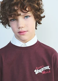 Christmas-print t-shirt