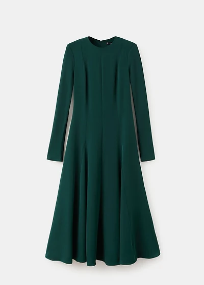 A-line dress with godets