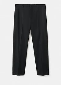 Flowy straight-fit pants
