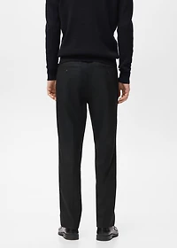 Flowy straight-fit pants