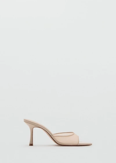 Pointed-heel sandals