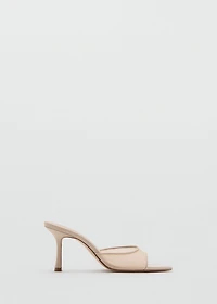 Pointed-heel sandals